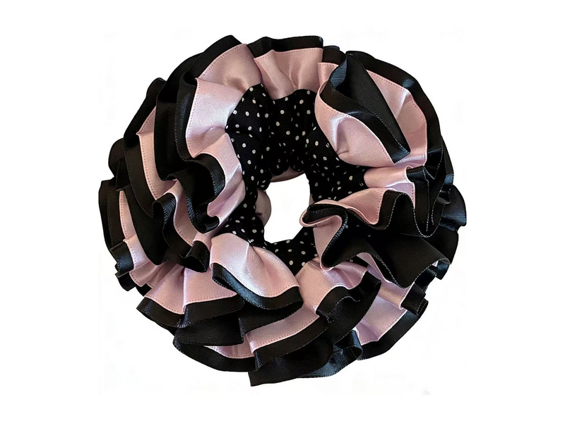 Artisanal Gallery — Embroidered Satin Scrunchies