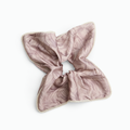 Hand-dyed mauve satin scarf tie with micro-pearl trim by Tide Tie