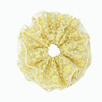 Four-tier coastal daisy sculptural scrunchie by Tide Tie